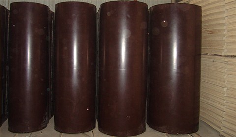 木圆柱模板棕色膜